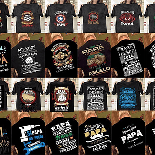 Plantillas Día Del Padre Para Sublimación, Vinilo, Etc