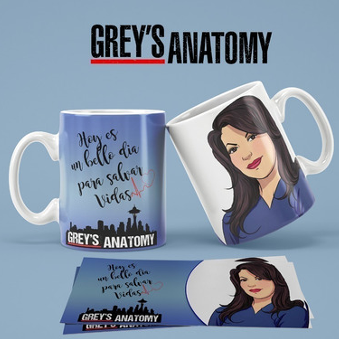 Kit Diseños Plantillas Tazas Greys Anatomy Sublimación 7