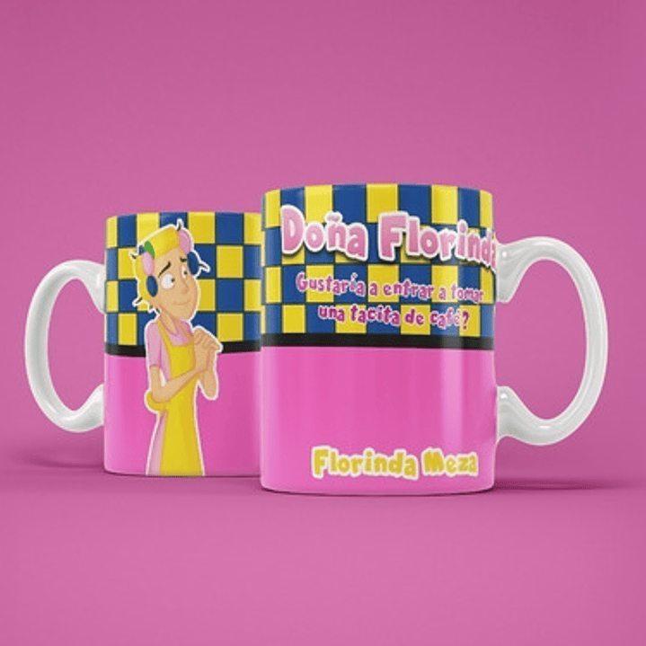 Kit Diseños Plantillas Tazas El Chavo Del 8 Sublimación 3