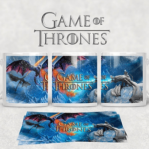 Kit Diseños Plantillas Tazas Game Of Thrones Sublimación M3