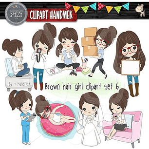 Pack Imagenes Joven Adolescente Cabello Marron S6 + regalo A1