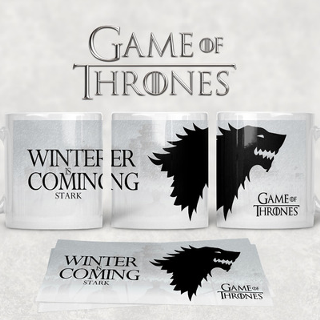 Kit Diseños Plantillas Tazas Game Of Thrones Sublimación M3 10
