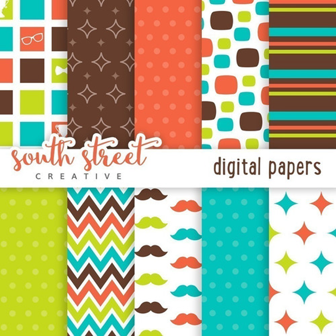 Papeles Digitales Bigotes Dia Del Del Padre P9 2