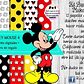 Papeles Fondos Digitales Mickey Mouse 4 Kit Imprimible - Miniatura 2