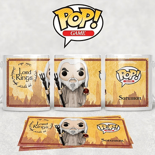 Kit Diseños Plantillas Tazas Lord Rings Funko Sublimación