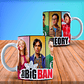 Diseños Plantillas Tazas The Big Bang Theory Sublimación M3 - Miniatura 6