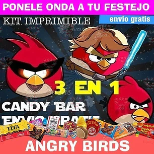 Kit Imprimible Angry Birds Angry Birds Space Y Star Wars