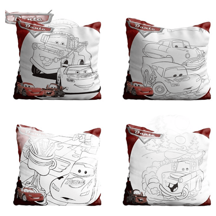 Plantillas Almohadones Tazas Colorear Dia Del Niño Infantil 1