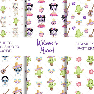 Papeles Digitales Catrinas Mexicanas Is42