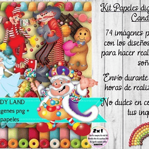 Papeles Fondos Y Cliparts Imagenes Png Candy Land Dulces