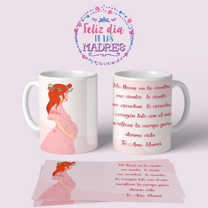 Diseños Plantillas P/ Tazas Día De La Madre Sublimación M12 9