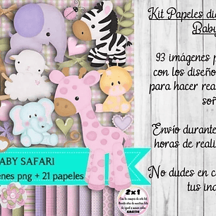 Papeles Fondos Y Cliparts Imagenes Png Baby Safari