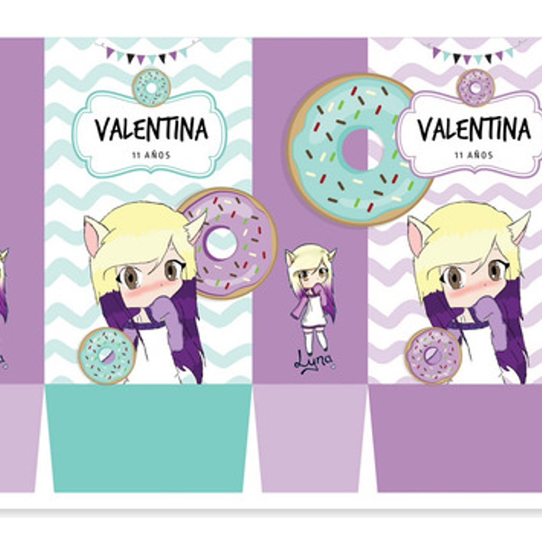 Bolsita Golosinera Imprimible Cumpleaños Lyna Vallejos Tukit 1
