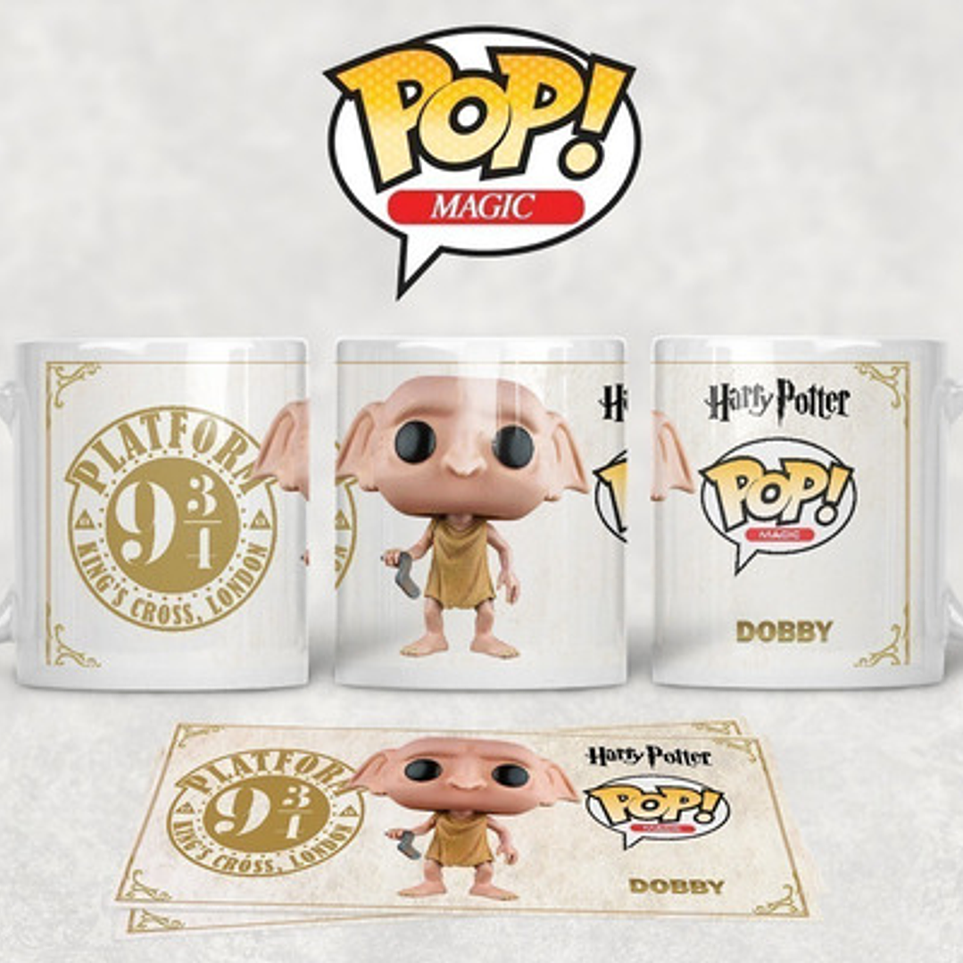 Diseños Plantillas Tazas Harry Potter Funko Sublimación M3 6