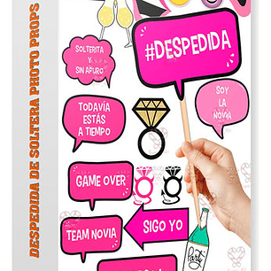 Kit Imprimible Despedida De Soltera Photo Props Carteles