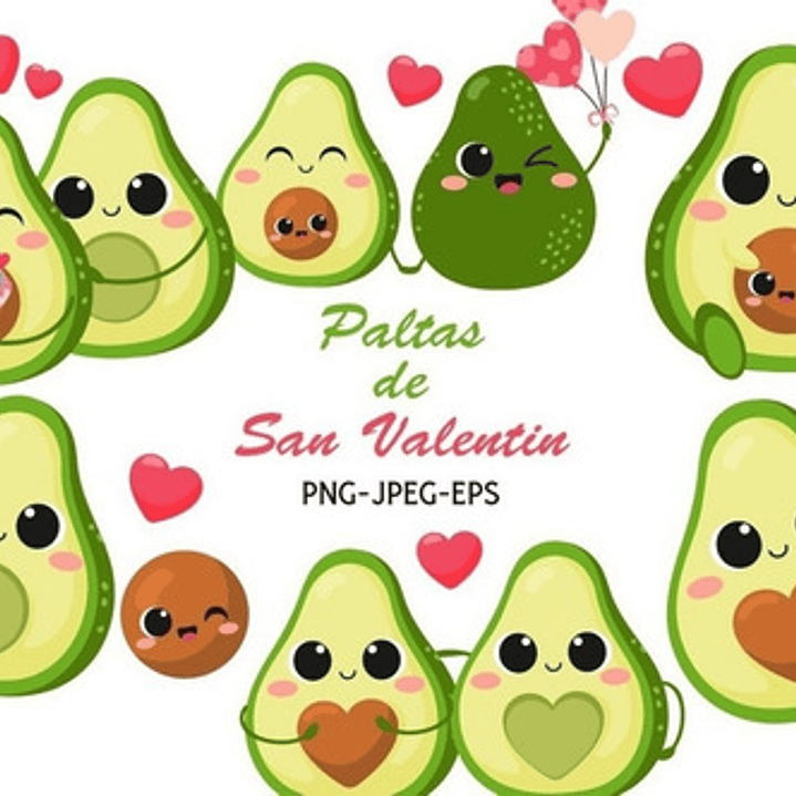 Kit Colección San Valentín Enamorados Clipart Y Papeles  5