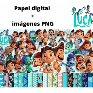 Luca Cliparts Imágenes Png Y Papeles Digitales Diseño