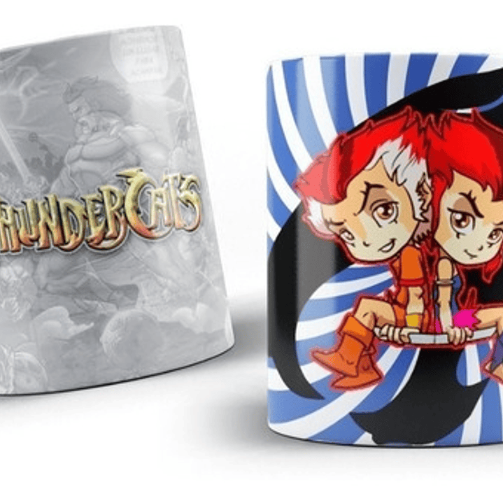 Kit Diseños Plantillas Tazas Thundercats Chibi Sublimación 1 8