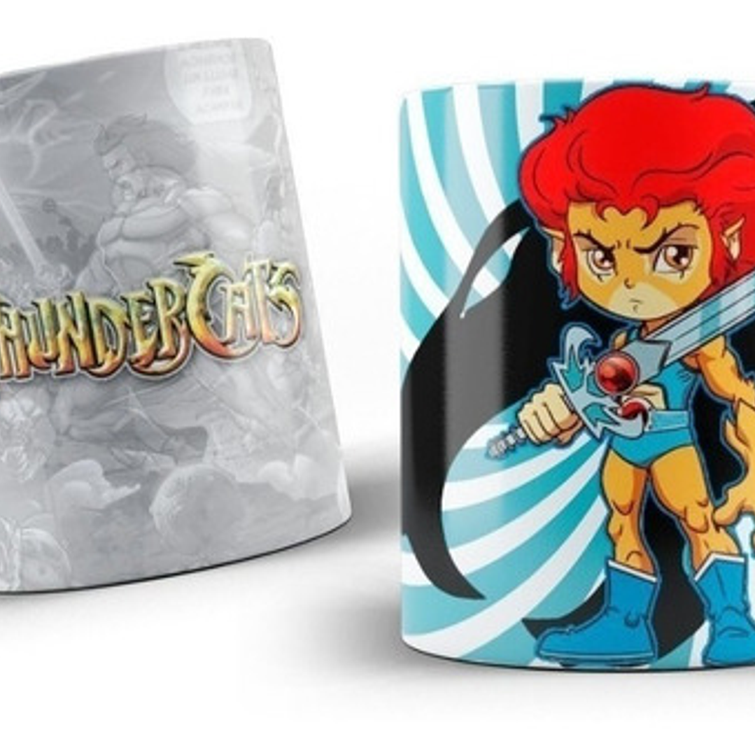 Kit Diseños Plantillas Tazas Thundercats Chibi Sublimación 1 9