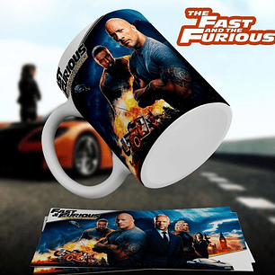 Kit Diseños Plantillas Tazas Rápidos Y Furiosos Sublimación 