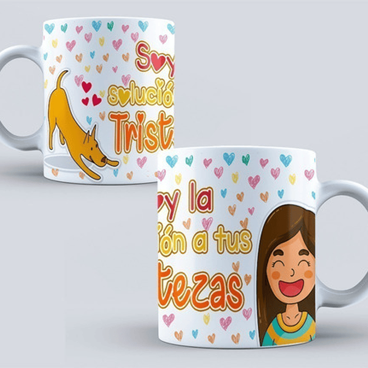 Kit Diseños Plantillas Tazas Mascotas Sublimación M2  5