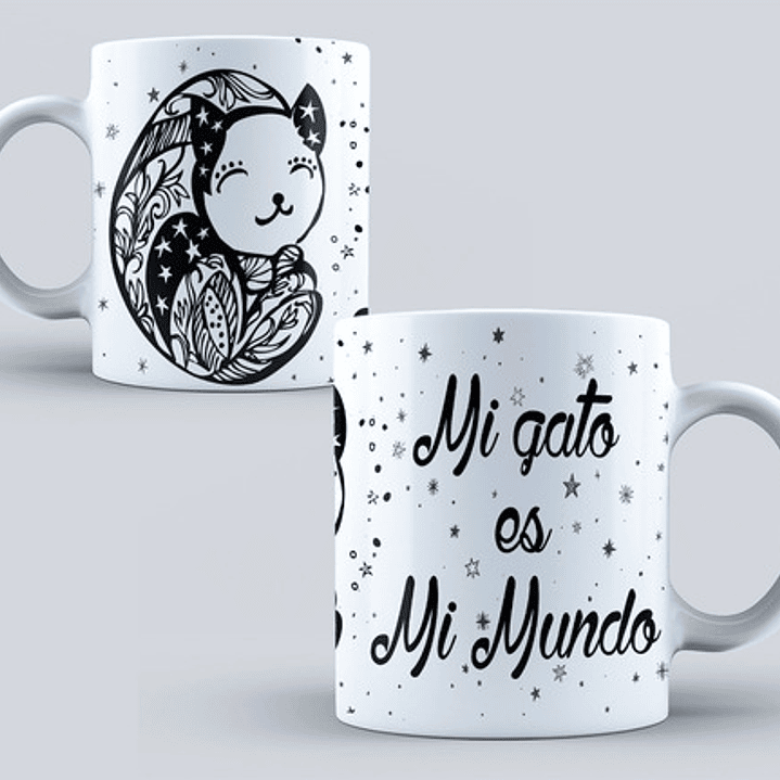 Kit Diseños Plantillas Tazas Mascotas Sublimación M2  8