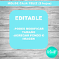 Kit Imprimible Molde Patrón Cajita Feliz Grande Editable  - Miniatura 4