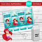 Caja Grande Milk Imprimible Editable Ariel La Sirenita - Miniatura 2