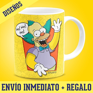 Kit Diseños Plantillas Tazas Los Simpsons Sublimación M1