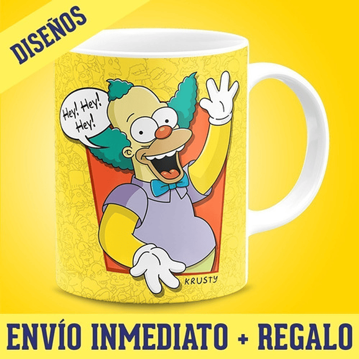 Kit Diseños Plantillas Tazas Los Simpsons Sublimación M1 2