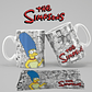 Kit Diseños Plantillas Tazas Los Simpsons Sublimación M3 - Miniatura 3
