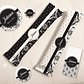 Kit Imprimible Textura Trama Blanco Negro Candy Bar Tukit - Miniatura 5