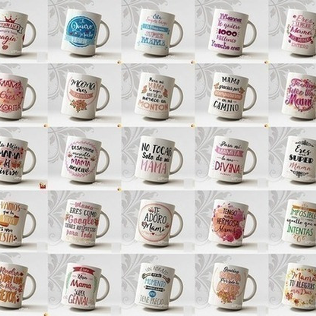 Plantillas Sublimacion Dia De La Madre - Mama - Tazon Taza 4