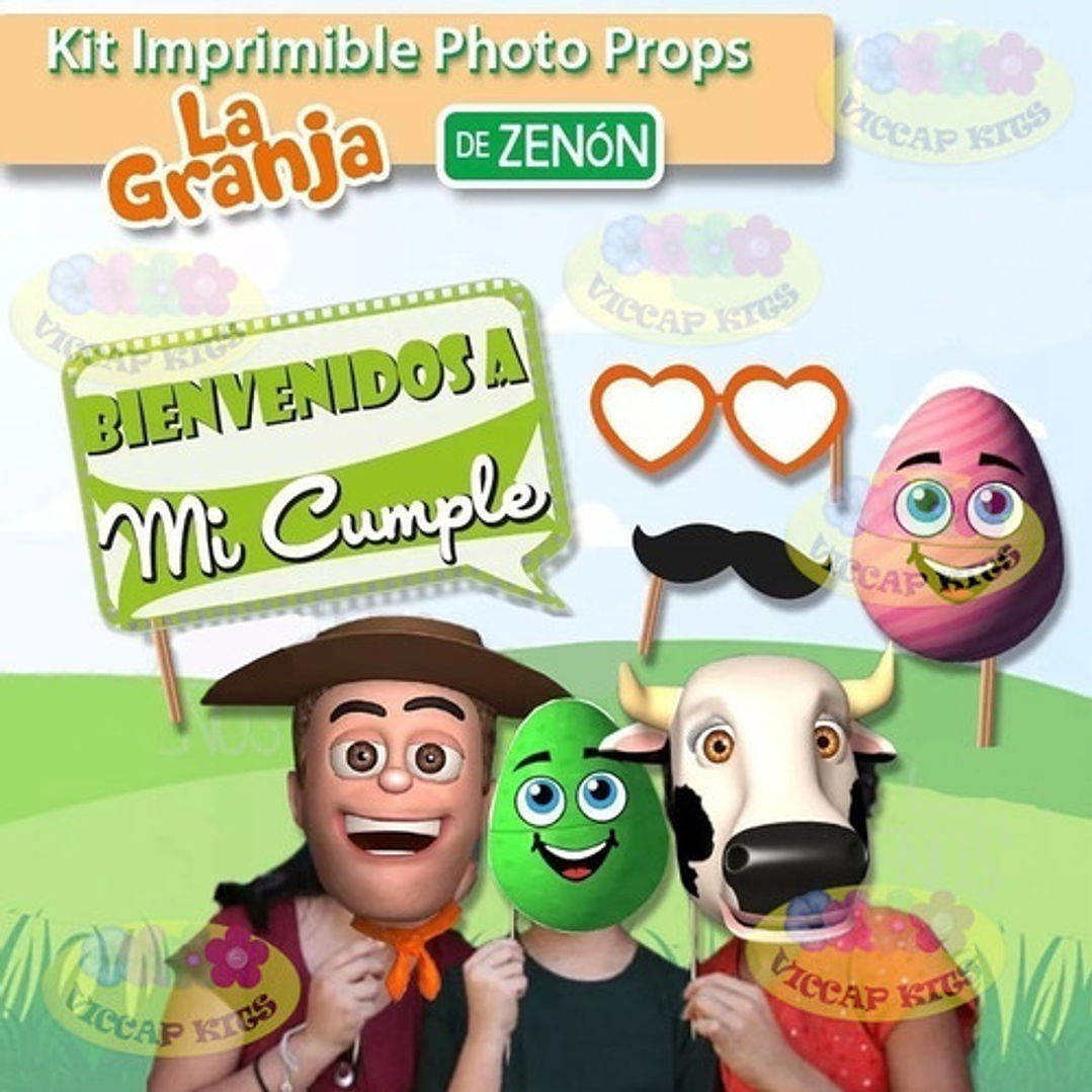 Kit Imprimible La Granja De Zenón Con Textos Editables 5