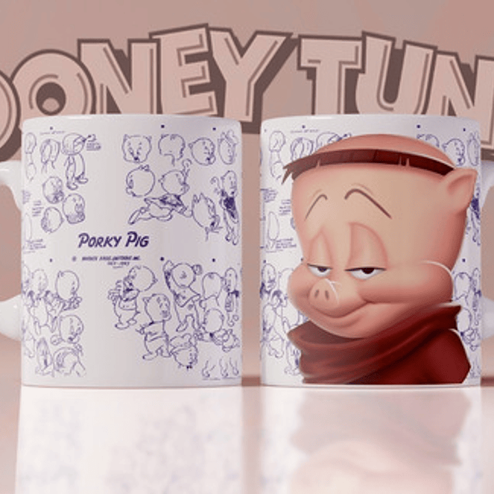 Kit Diseños Plantillas Tazas Looney Tunes Sublimacion Regalo 4