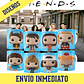 Kit Diseños Plantillas Tazas Friends Funko Sublimación  - Miniatura 2