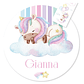 Kit Imprimible Unicornio - Candy Bar Tukit - Miniatura 1