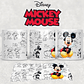Diseños Plantillas Tazas Mickey Mouse Disney Sublimación M1 - Miniatura 5