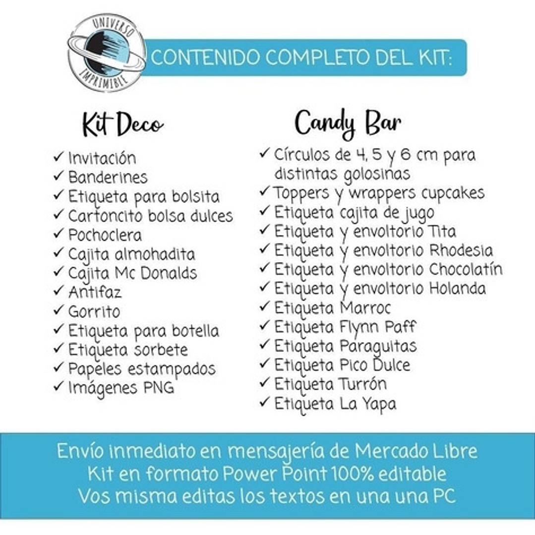 Kit Imprimible Minnie Rosa Orejas C/ Candy Bar 100% Editable 2