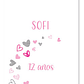 Kit Imprimible Corazon Corazones Rosas Fuxia Tukit - Miniatura 1