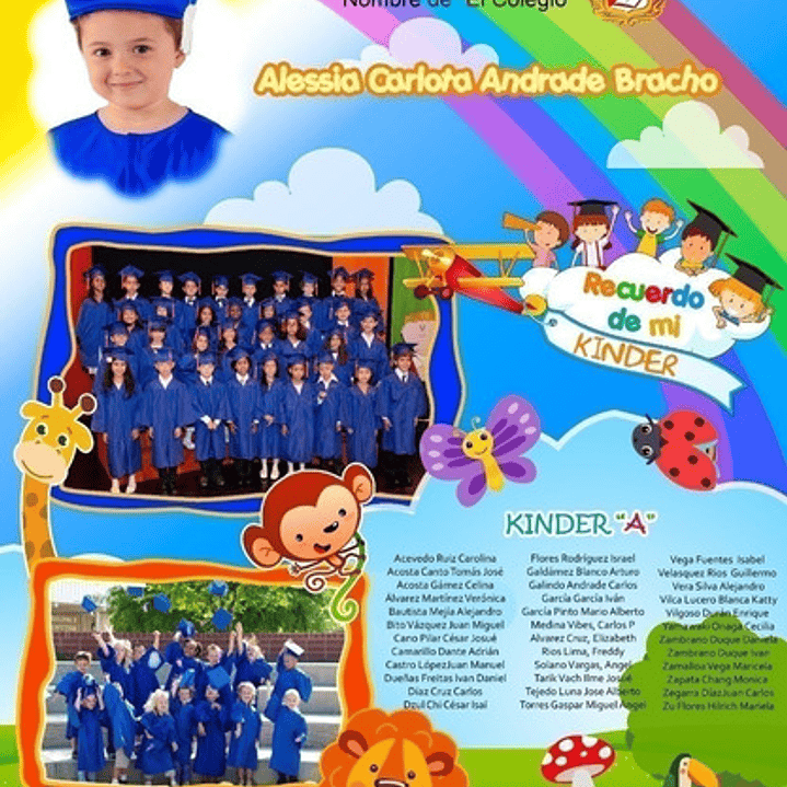 Kit Imprimible Cuadros Diplomas Graduación | Editable 7