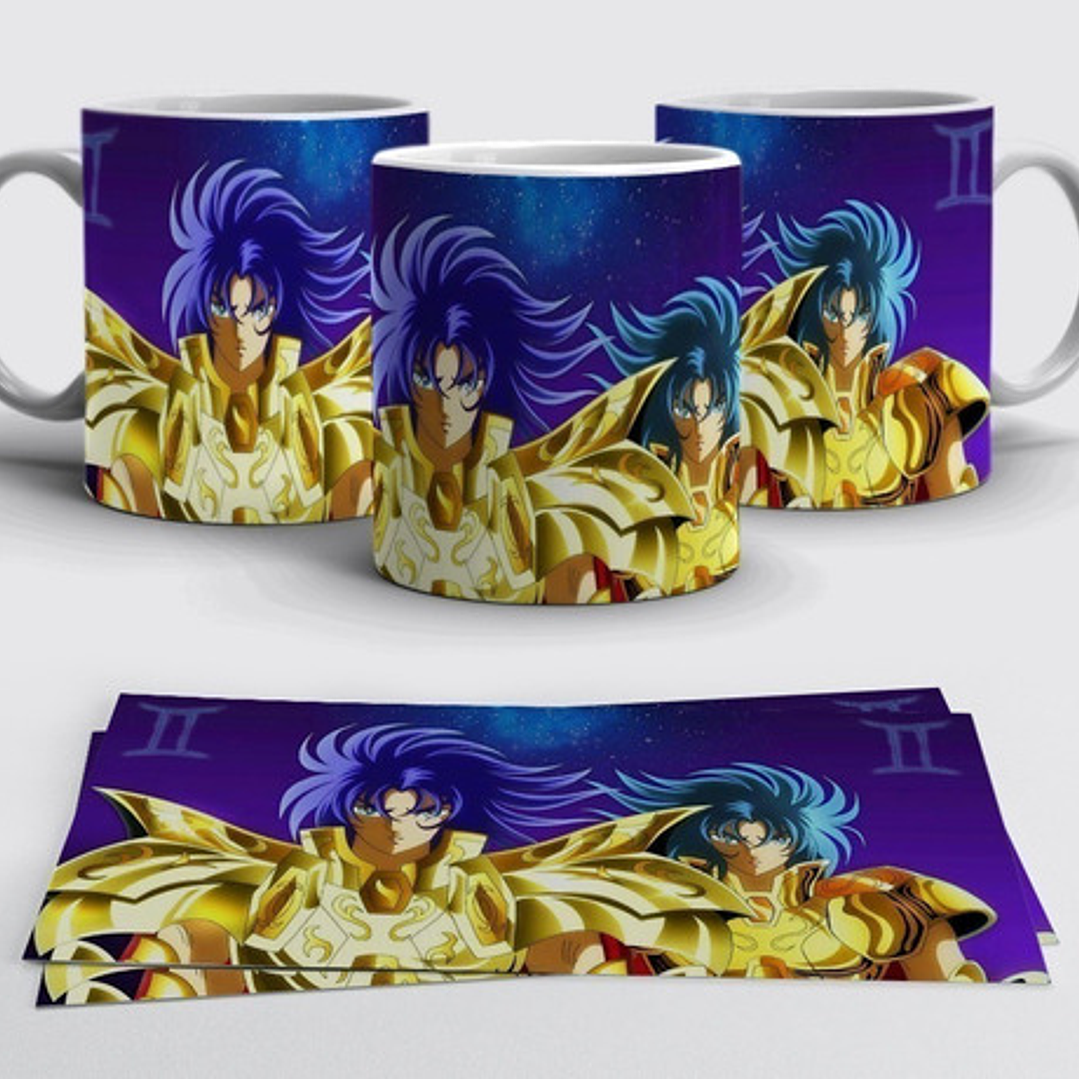 Kit Diseños Plantillas Tazas Saint Seiya Sublimación 3