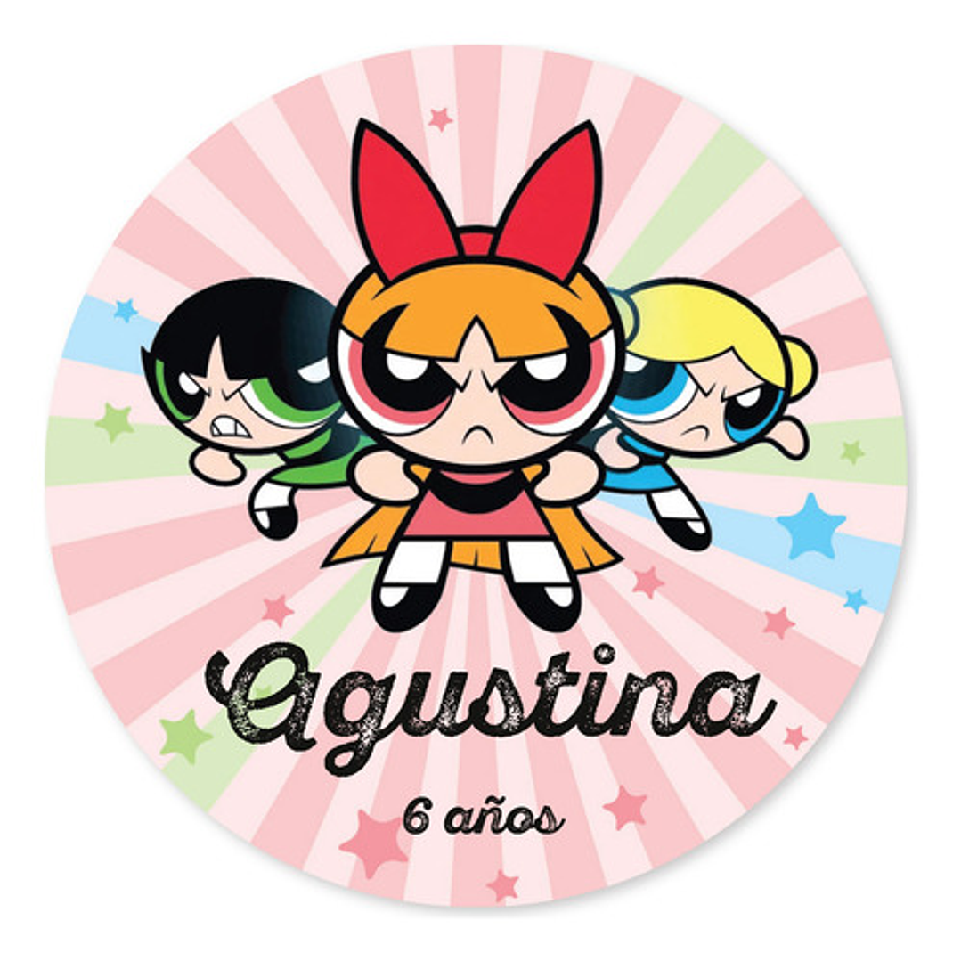 Kit Imprimible Superpoderosas The Powerpuff Girls Candy Bar 1