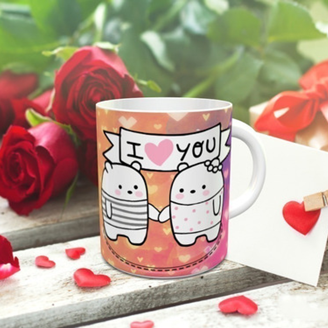 Diseños Plantillas Tazas San Valentin Amor Sublimación M3  3