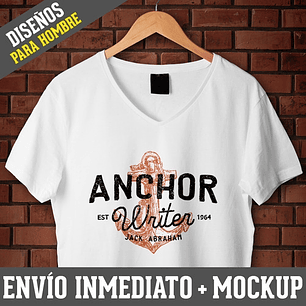 Diseños Plantillas Para Remeras Hombre Sublimación M10