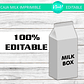 Sorpresita Caja Milk Box Imprimible Editable De Luca - Miniatura 3