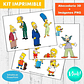 Kit Imprimible Letras 3d Los Simpson Editables - Miniatura 3