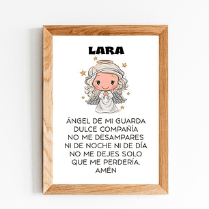 Láminas Imprimibles Ángel De La Guarda + Láminas Editables