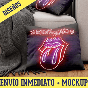 Diseños Plantillas Almohadones Cojines Rock Internacional 