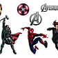 Kit Imprimible Letras 3d Editable Avengers Los Vengadores - Miniatura 4